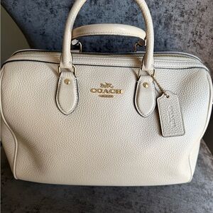 Coach Large Rowan in Ivory Like NEW